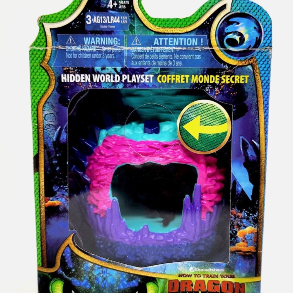 Dreamworks, How To Train Your Dragon, Hidden World Playset, Toothless, NIP